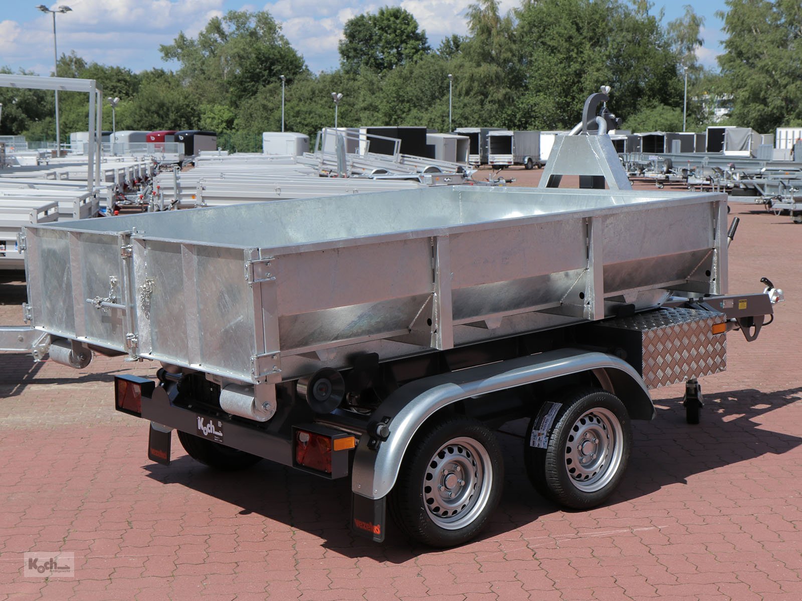 Anhänger del tipo Sonstige KONOS Abroll-Muldenkipper 3,5t|ohne Mulde|Hakengerät (Ki13352125So), Neumaschine In Winsen (Luhe) (Immagine 9)